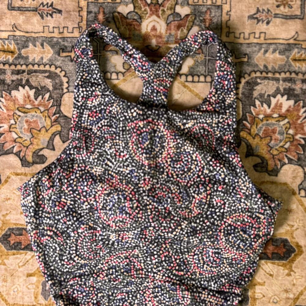 Title Nine Bia dress mosaic print athletic outdoor pockets comfy women’s Large - Picture 5 of 16